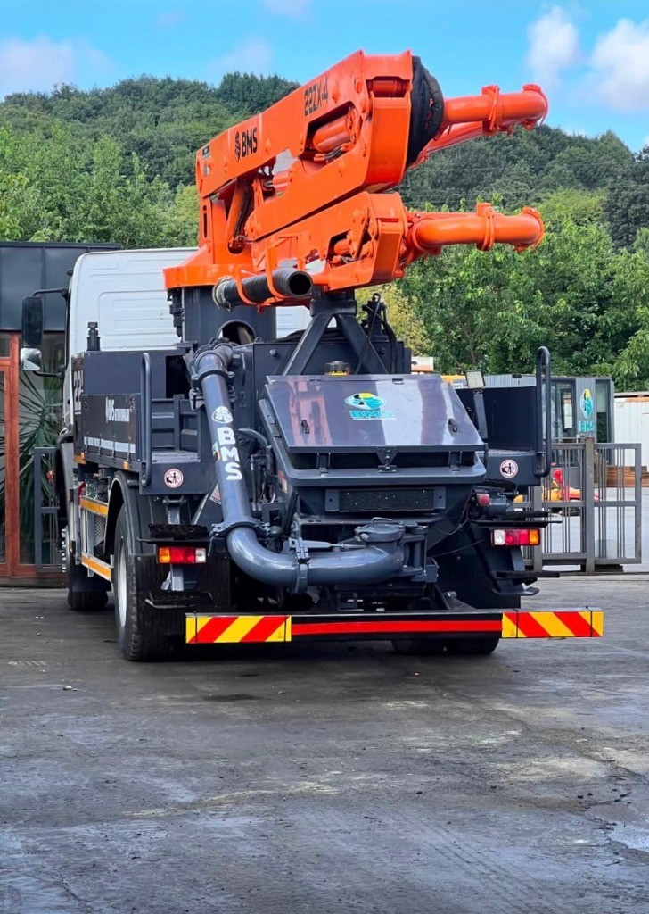 BMS Beton Pompası Arka Kazan ve Boru Hattı